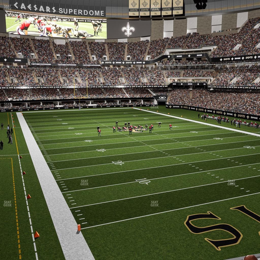 Caesars Superdome - Section 247 Seat View