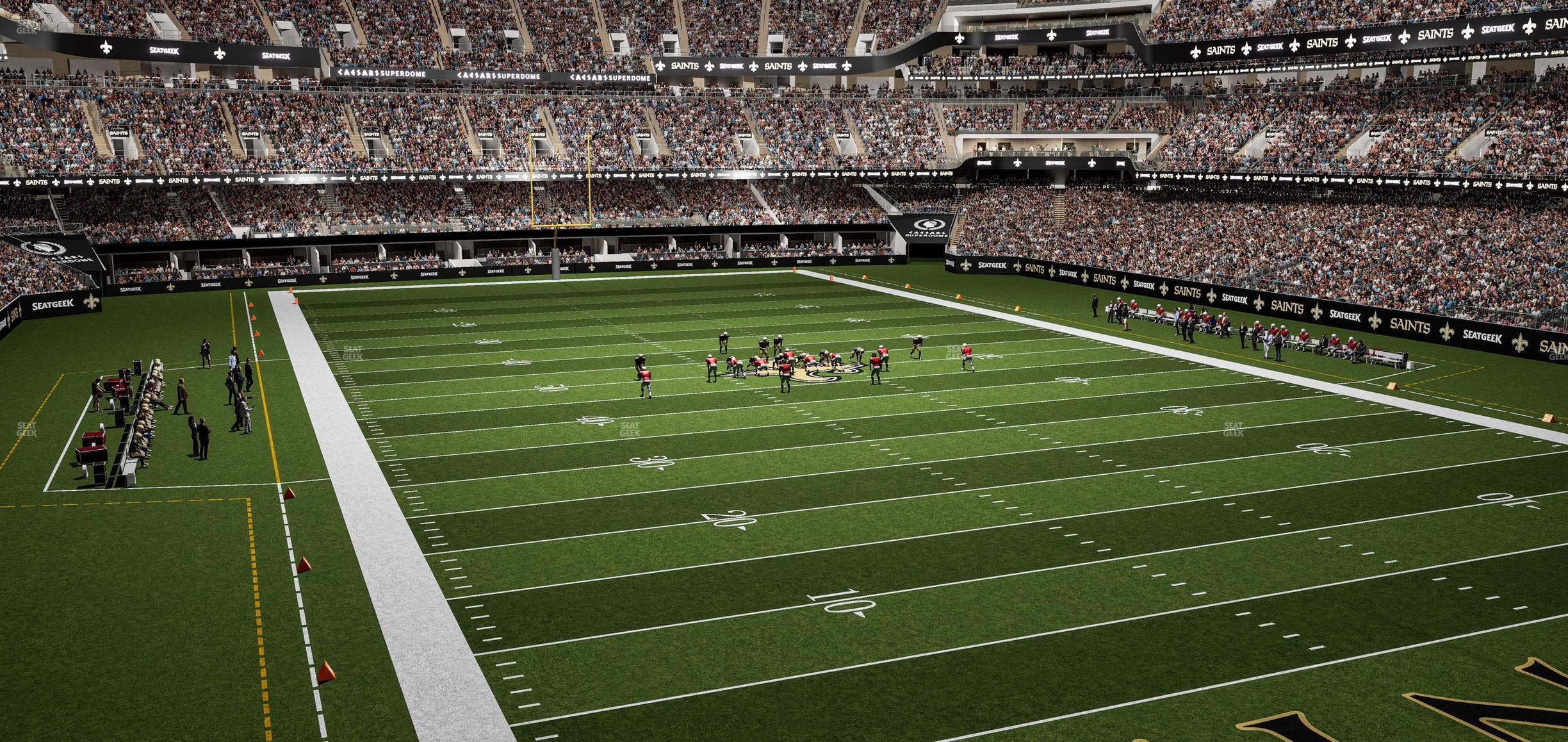 Caesars Superdome - Section 247 Seat View