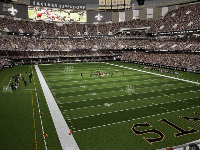 Caesars Superdome - Section 247 Seat View