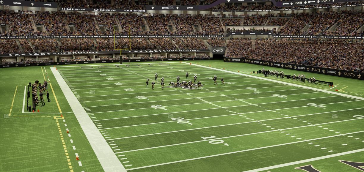 Caesars Superdome - Section 247 Seat View