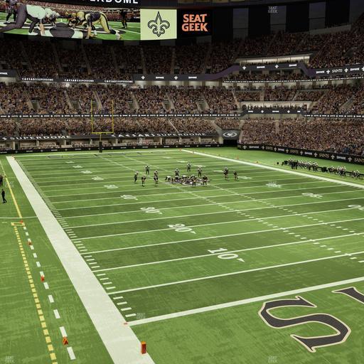 Caesars Superdome - Section 247 Seat View