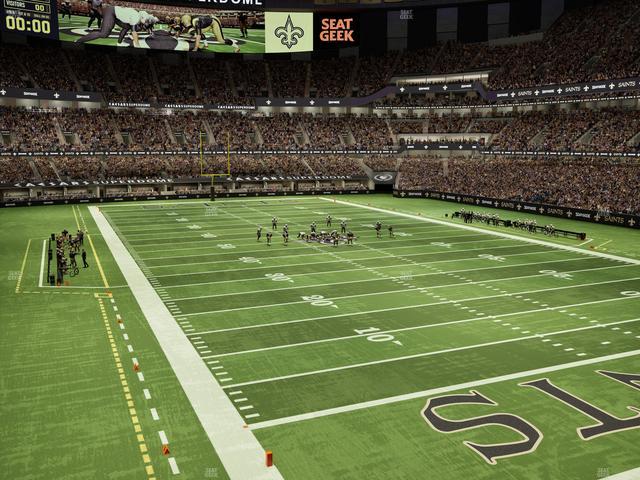 Caesars Superdome - Section 247 Seat View