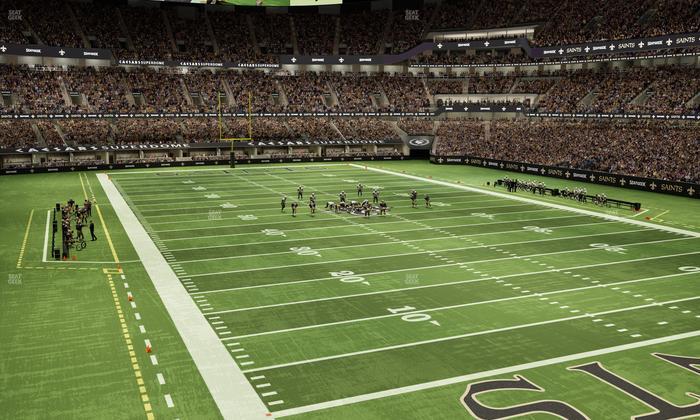 Caesars Superdome - Section 247 Seat View