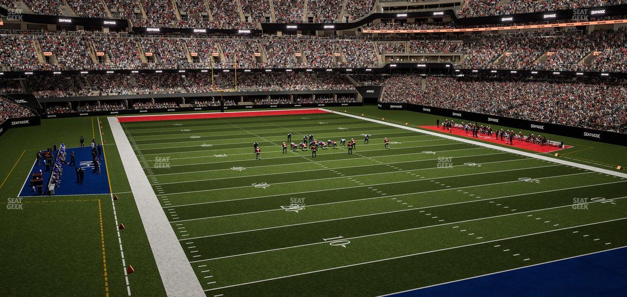 Caesars Superdome - Section 247 Seat View