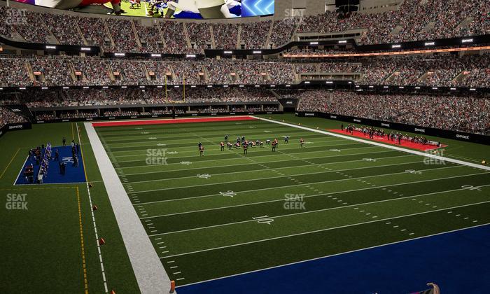 Caesars Superdome - Section 247 Seat View