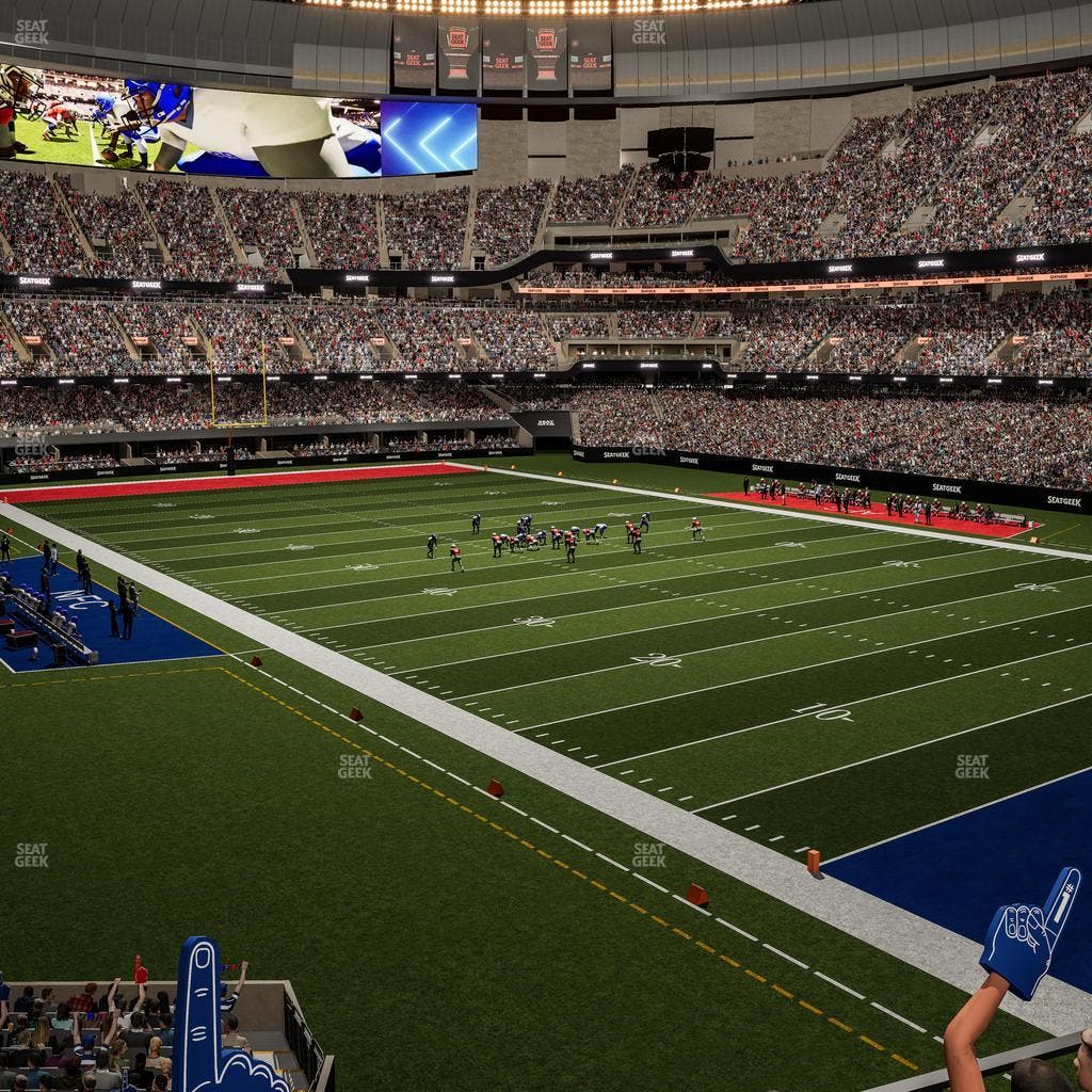 Caesars Superdome - Section 249 C Seat View