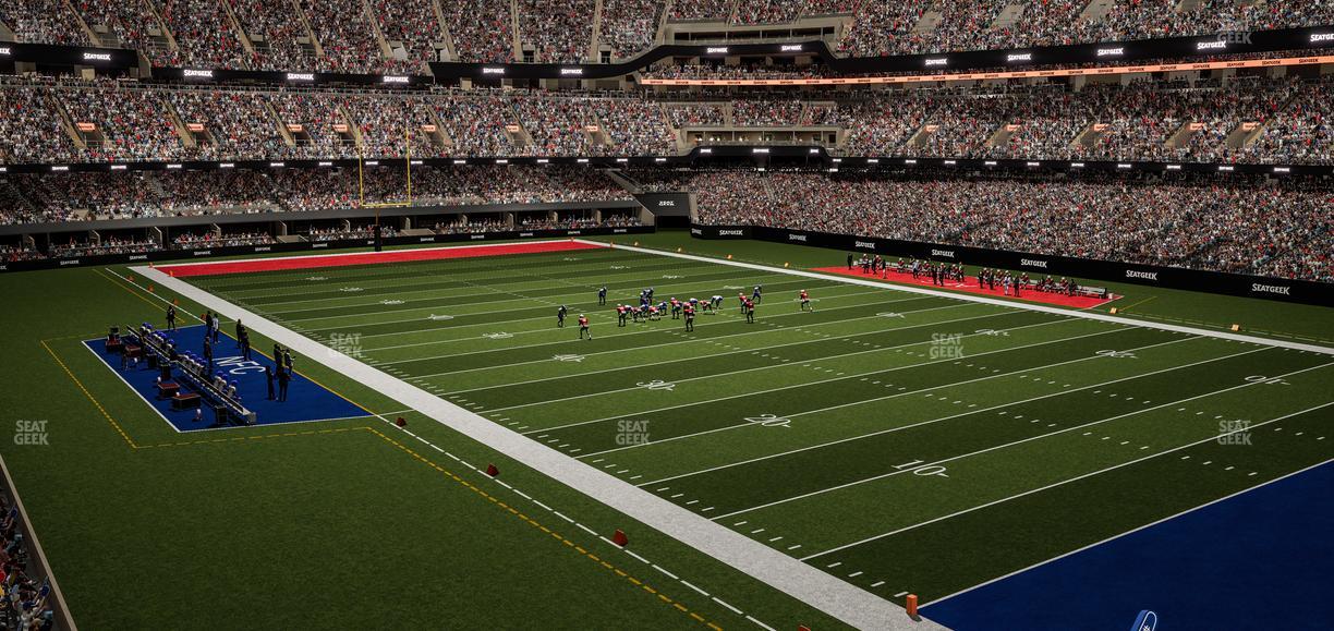 Caesars Superdome - Section 249 C Seat View