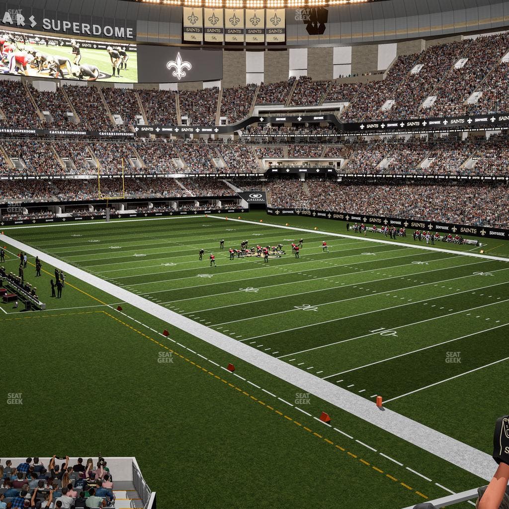Caesars Superdome - Section 249 C Seat View