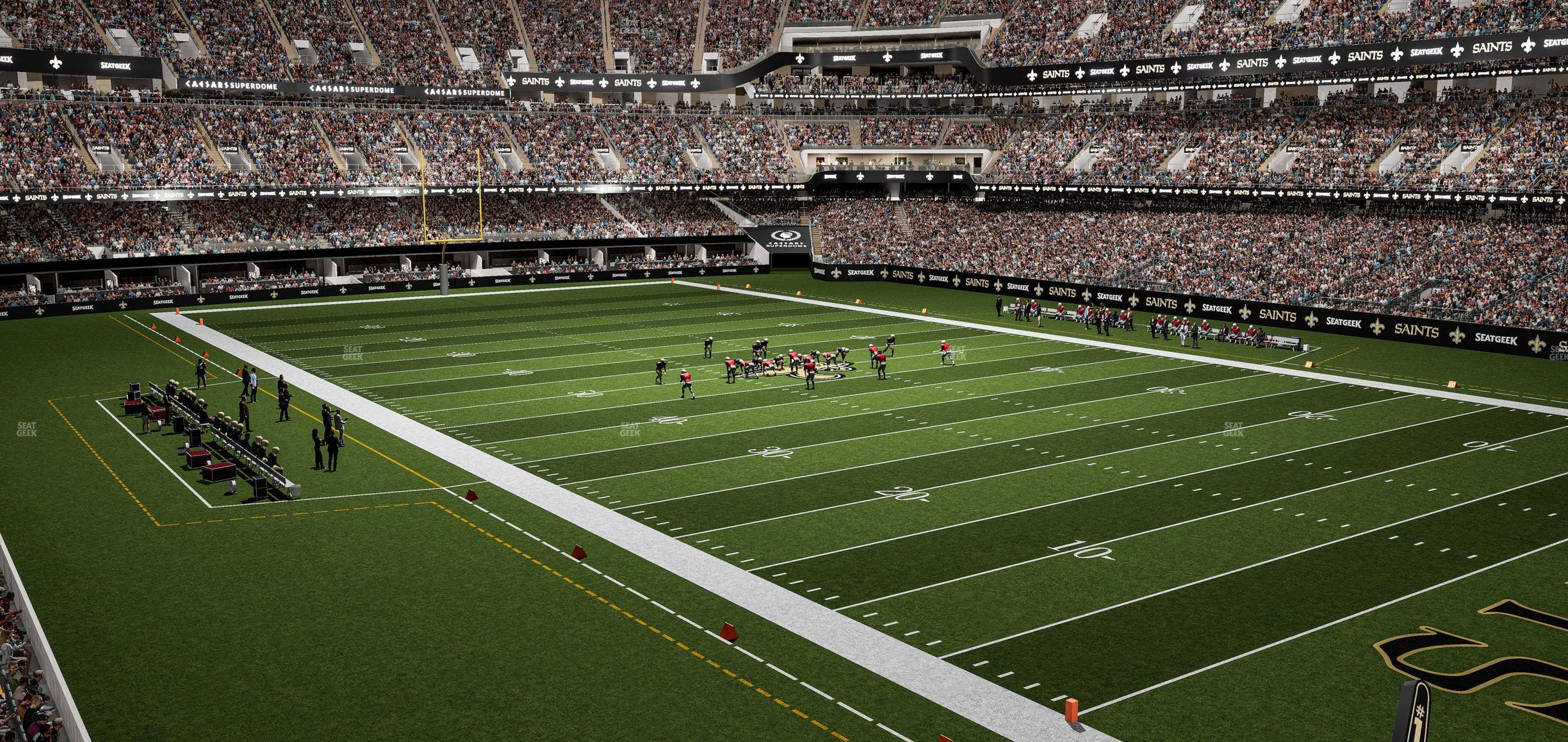 Caesars Superdome - Section 249 C Seat View