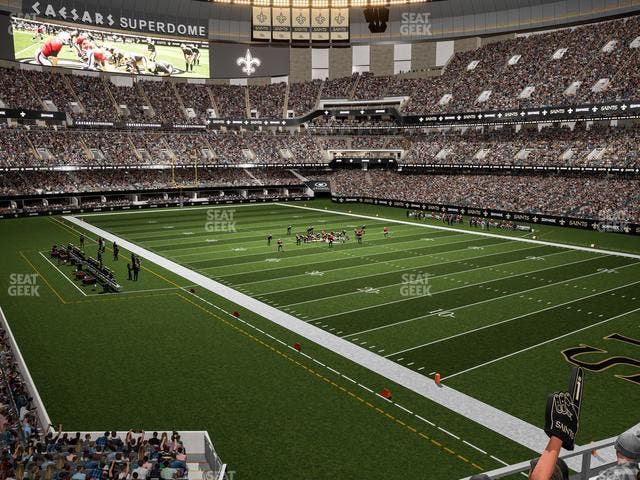 Caesars Superdome - Section 249 C Seat View