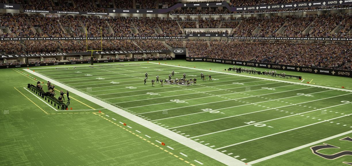 Caesars Superdome - Section 249 C Seat View