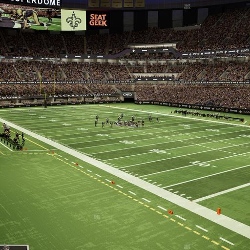 Caesars Superdome - Section 249 C Seat View