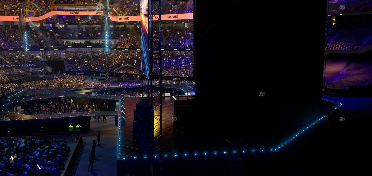 Caesars Superdome - Section 249 C Seat View