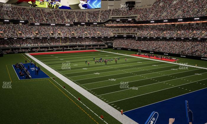 Caesars Superdome - Section 249 Seat View