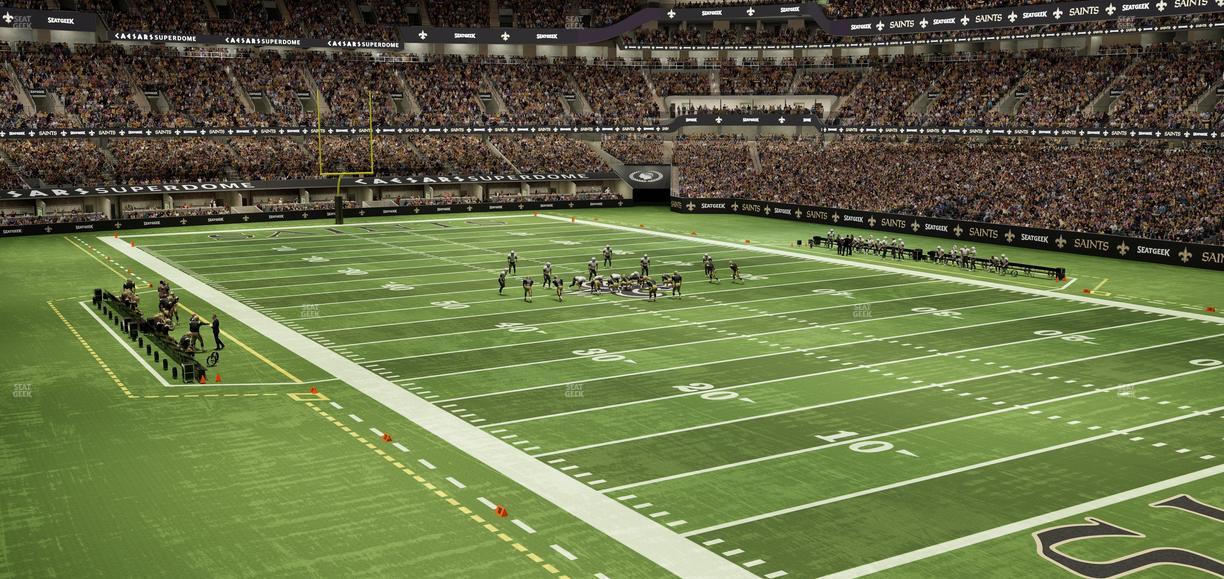 Caesars Superdome - Section 249 Seat View