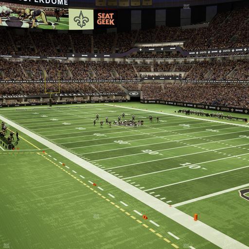 Caesars Superdome - Section 249 Seat View