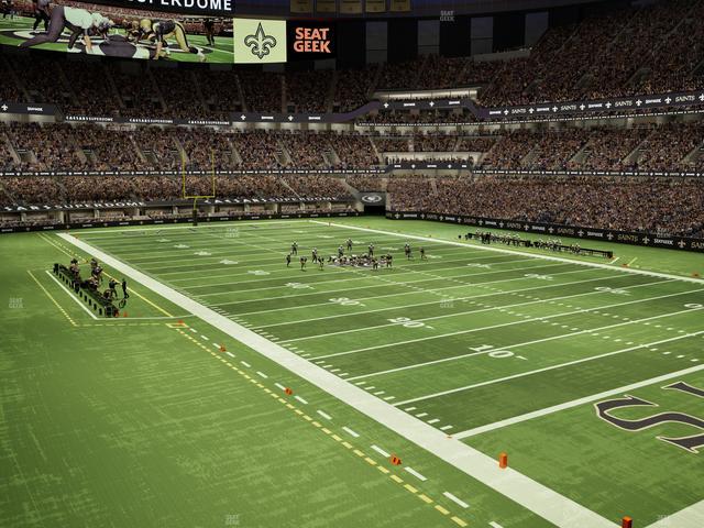 Caesars Superdome - Section 249 Seat View