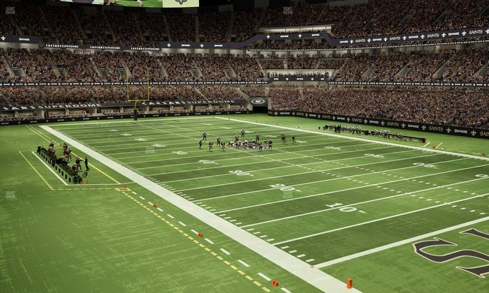 Caesars Superdome - Section 249 Seat View