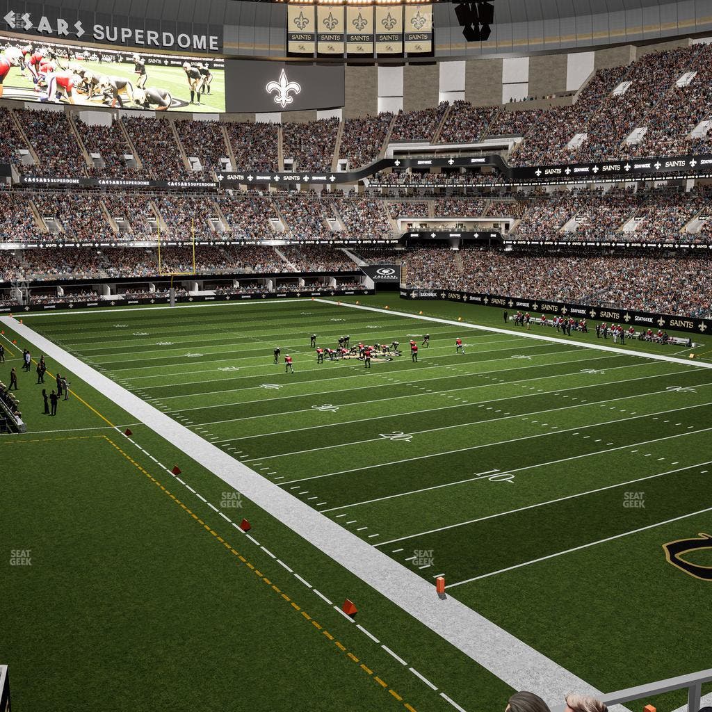 Caesars Superdome - Section 249 Seat View