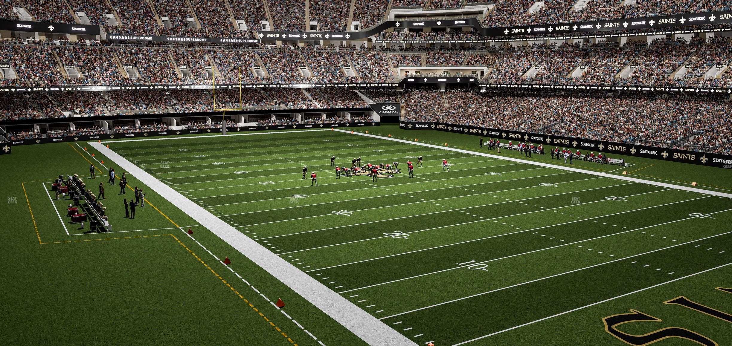 Caesars Superdome - Section 249 Seat View