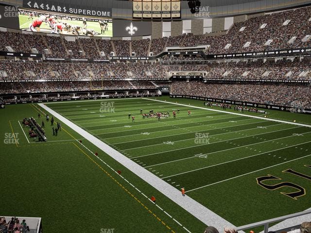 Caesars Superdome - Section 249 Seat View