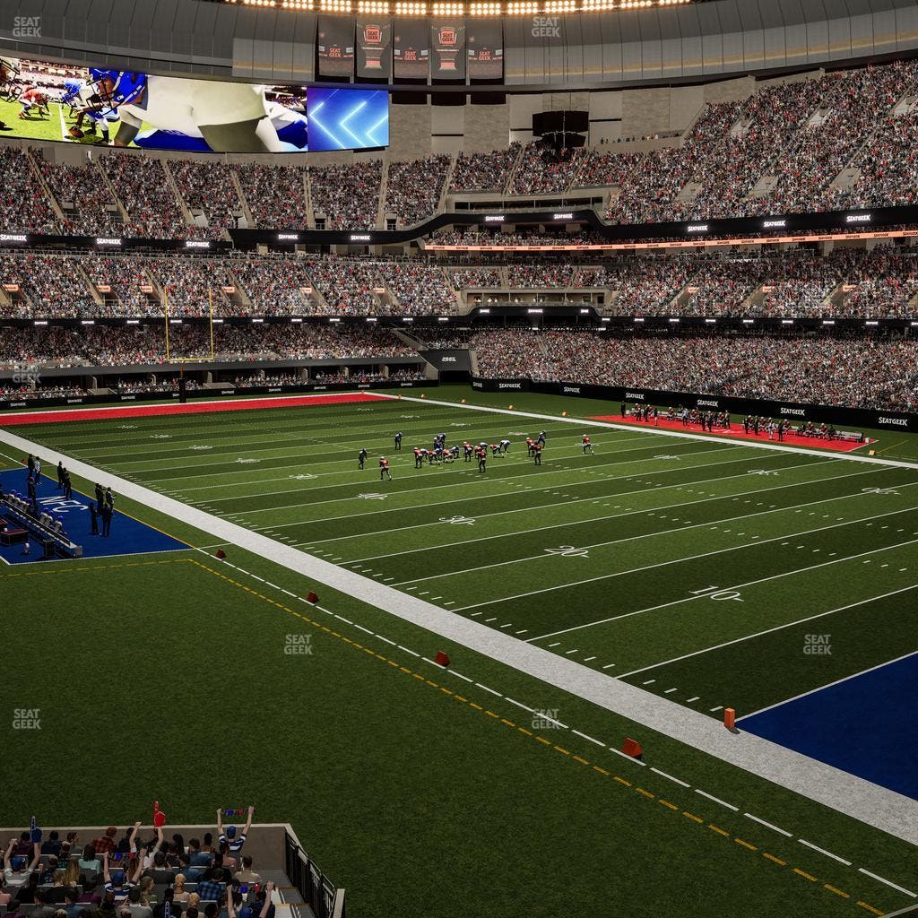 Caesars Superdome - Section 251 Seat View