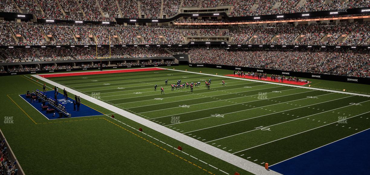 Caesars Superdome - Section 251 Seat View