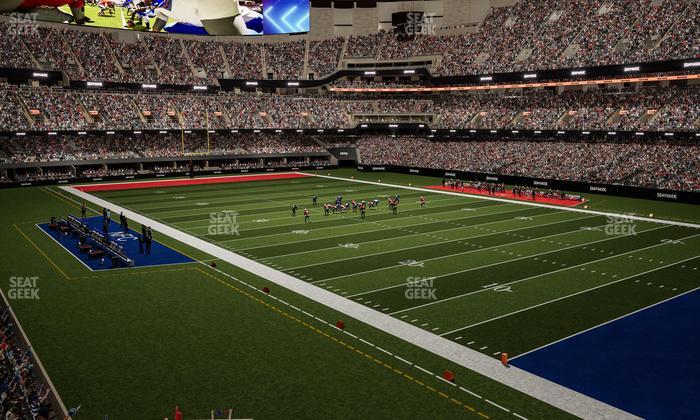 Caesars Superdome - Section 251 Seat View