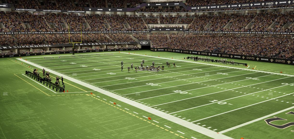Caesars Superdome - Section 251 Seat View