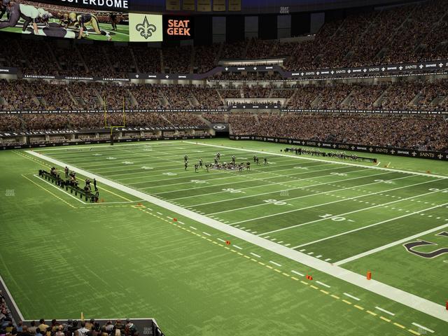 Caesars Superdome - Section 251 Seat View