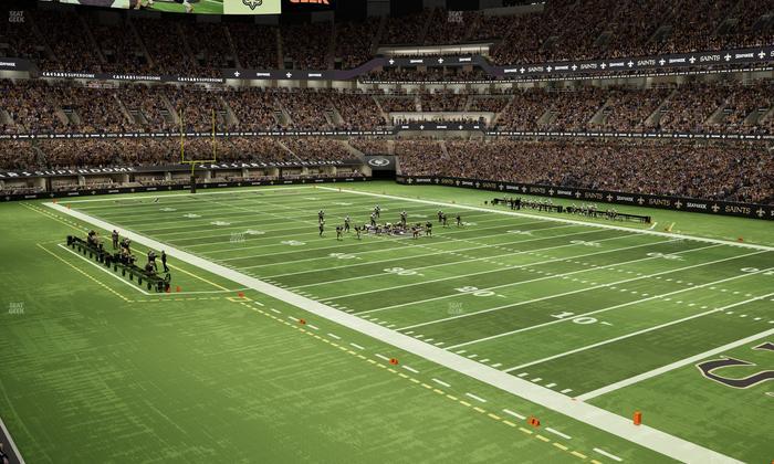 Caesars Superdome - Section 251 Seat View