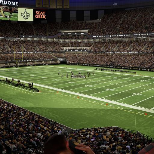 Caesars Superdome - Section 254 Sro Seat View