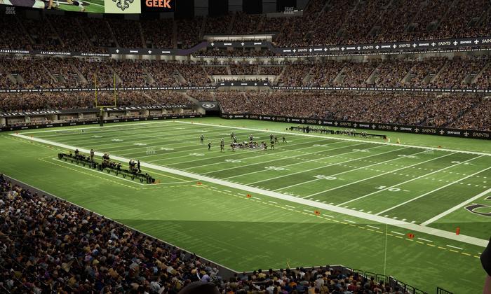 Caesars Superdome - Section 254 Sro Seat View