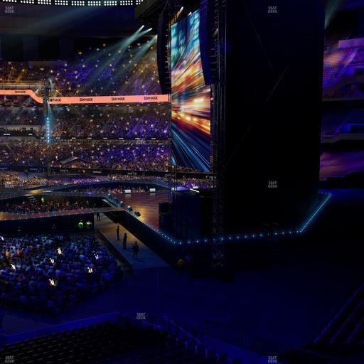 Caesars Superdome - Section 254 Sro Seat View