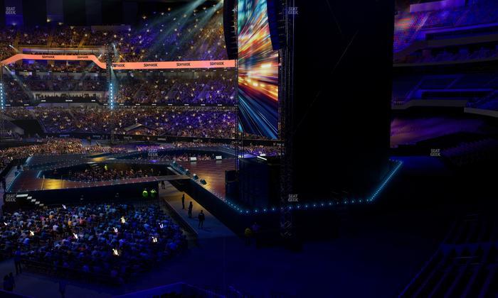 Caesars Superdome - Section 254 Sro Seat View