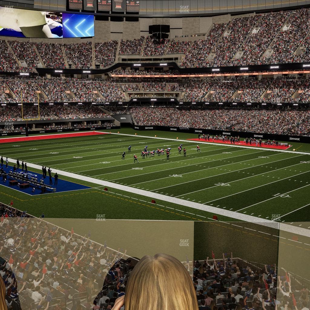 Caesars Superdome - Section 254 Sro Seat View