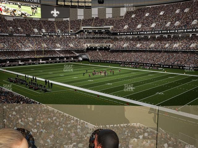 Caesars Superdome - Section 254 Sro Seat View
