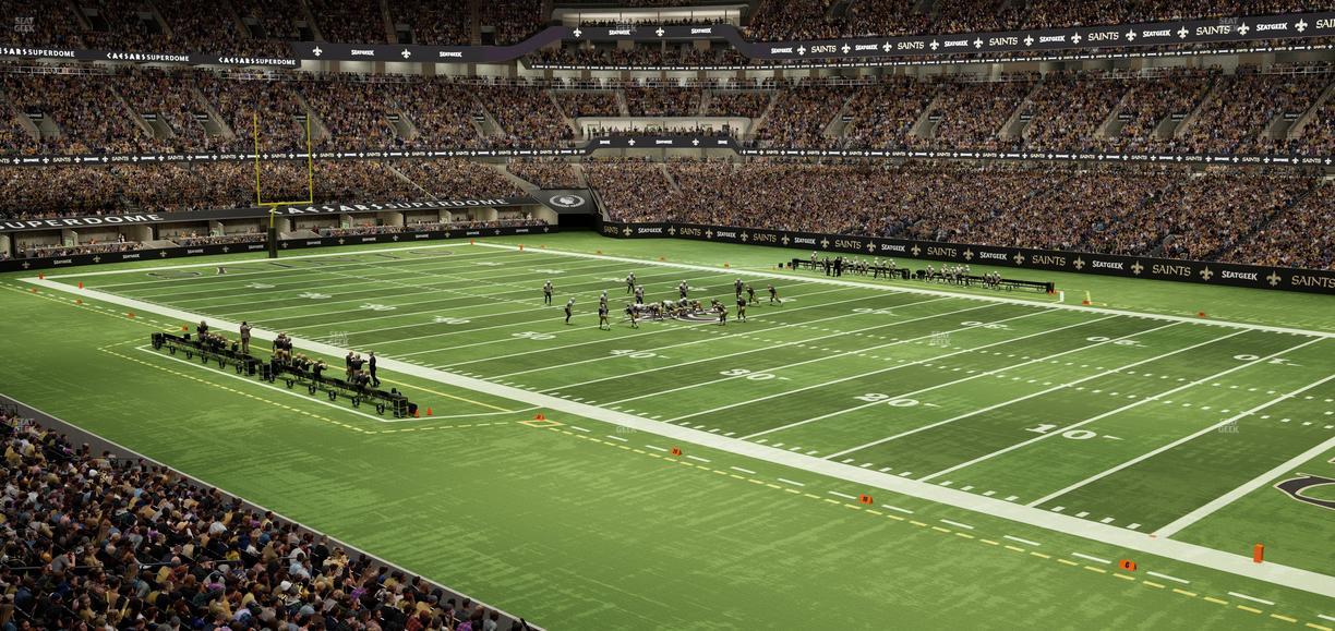 Caesars Superdome - Section 254 Wc Seat View