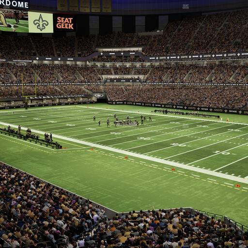 Caesars Superdome - Section 254 Wc Seat View