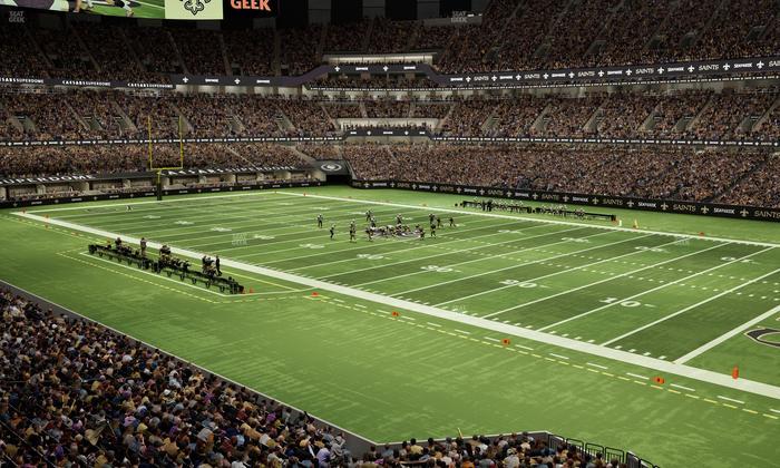 Caesars Superdome - Section 254 Wc Seat View