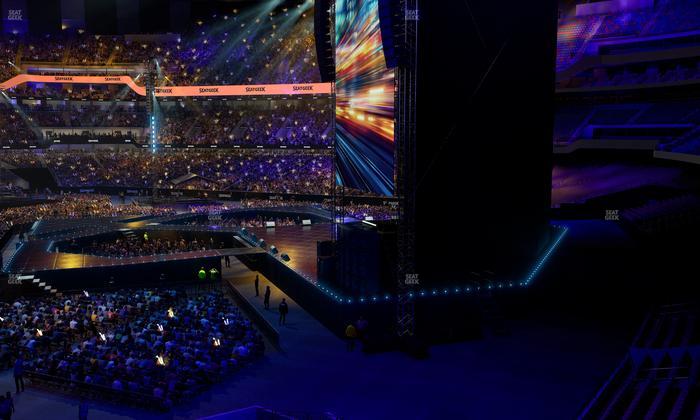 Caesars Superdome - Section 254 Wc Seat View