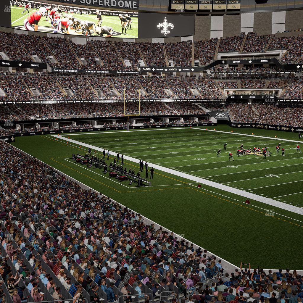 Caesars Superdome - Section 254 Wc Seat View