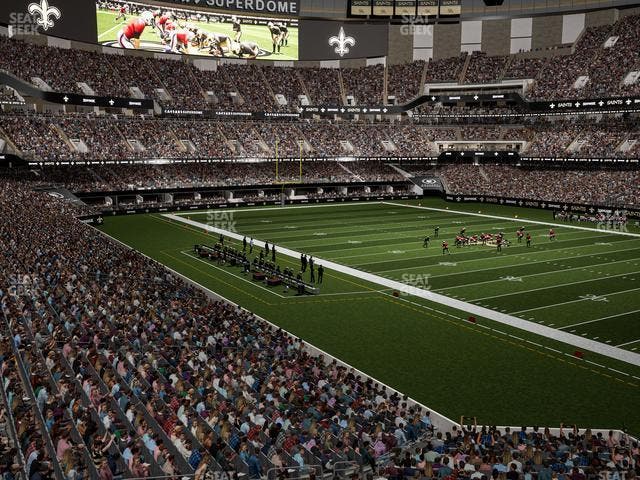 Caesars Superdome - Section 254 Wc Seat View