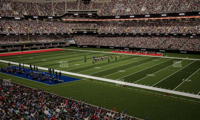 Caesars Superdome - Section 255 Seat View