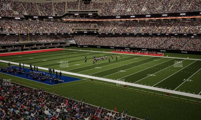 Caesars Superdome - Section 255 Seat View