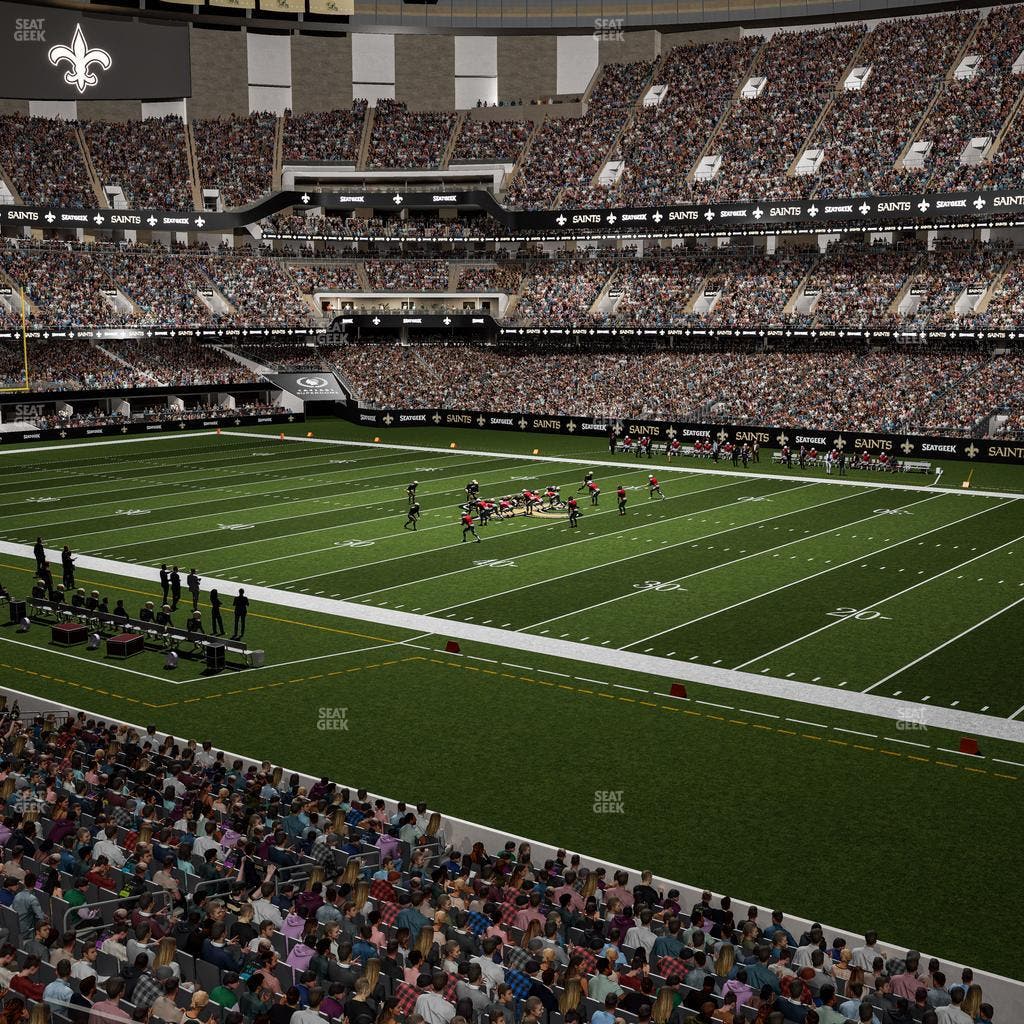 Caesars Superdome - Section 255 Seat View