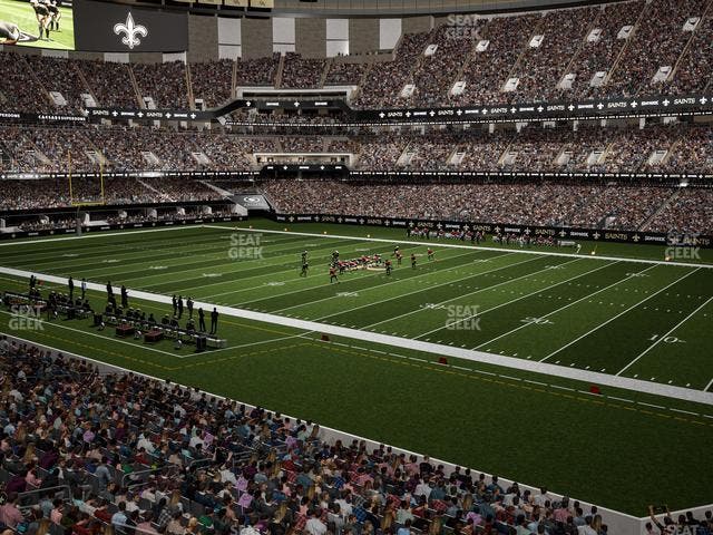 Caesars Superdome - Section 255 Seat View