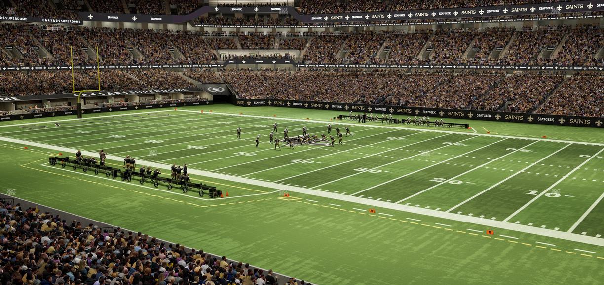 Caesars Superdome - Section 255 Seat View