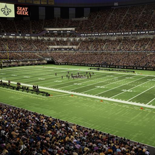 Caesars Superdome - Section 255 Seat View