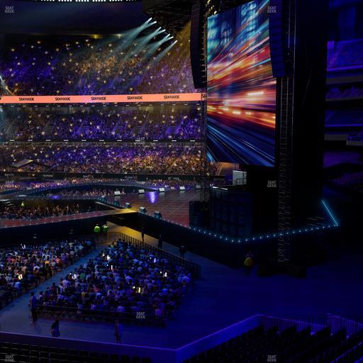 Caesars Superdome - Section 255 Seat View